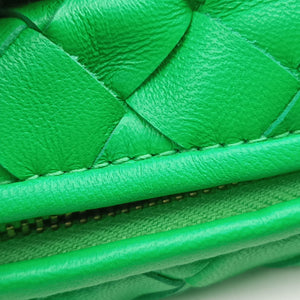 Pre-owned Bottega Veneta The Jodie Green lambskin handbag | stylenewstar