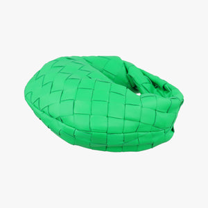 Pre-owned Bottega Veneta The Jodie Green lambskin handbag | stylenewstar
