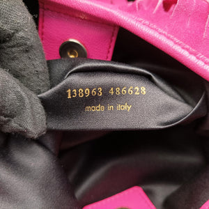 Secondhand Yves Saint Laurent Mombasa Rose Leather×Suede 138963 shoulderbag | stylenewstar