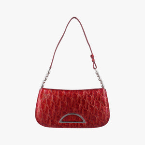 Secondhand Christian Dior Malice pearl Red Leather shoulderbag | stylenewstar