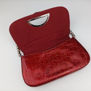 Secondhand Christian Dior Malice pearl Red Leather shoulderbag | stylenewstar