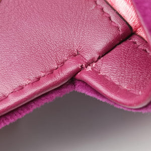 Pre-owned Gucci GG Marmont Purple velour 446744 shoulderbag | stylenewstar