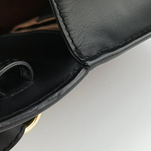 Vintage Gucci Sylvie Black Leather 470270 shoulderbag | stylenewstar