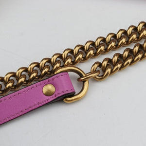 Secondhand Gucci GG Marmont Purple Leather 443497 shoulderbag | stylenewstar