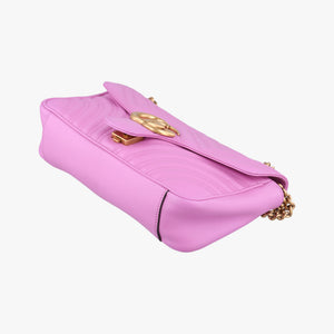 Secondhand Gucci GG Marmont Purple Leather 443497 shoulderbag | stylenewstar