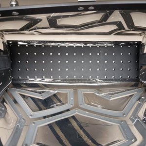 Pre-owned Delvaux Tempete Gladiator Top Handle Clear × Silver × Black PVC (Vinyl) × Metal Panels ×Rubber Trim shoulderbag | stylenewstar