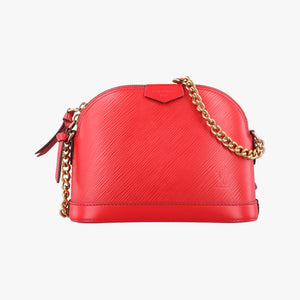 Pre-owned Louis Vuitton Alma MINI chain COQUELICOT epi M51404 shoulderbag | stylenewstar