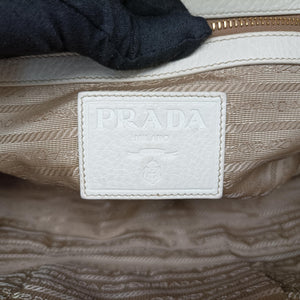 Vintage Prada Logo Jacquard Studded Frame Corda × Talco Jacquard Canvas × Vitello Leather handbag | stylenewstar