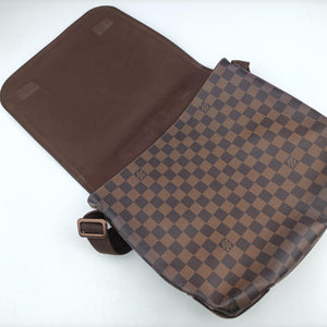 Pre-owned Louis Vuitton BROOKLYN MM EBENE Damier Canvas N51211 shoulderbag | stylenewstar