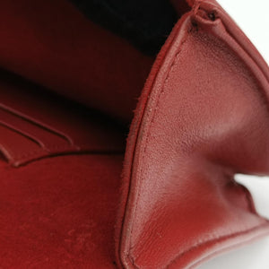 Pre-owned Christian Dior Diorama Red lambskin shoulderbag | stylenewstar