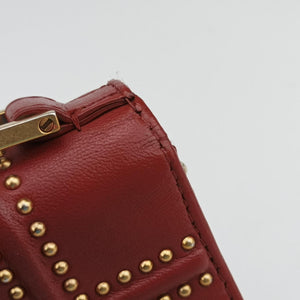 Pre-owned Christian Dior Diorama Red lambskin shoulderbag | stylenewstar