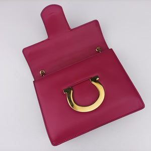 Pre-owned Ferragamo Thalia Rose Leather shoulderbag | stylenewstar