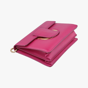 Pre-owned Ferragamo Thalia Rose Leather shoulderbag | stylenewstar