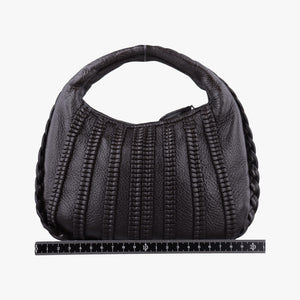 Pre-owned Bottega Veneta Mini Dune Veneta Hobo Brown leather handbag | stylenewstar