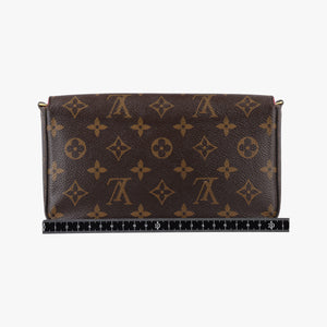 Pre-owned Louis Vuitton Pochette Felicie Brown Monogram Canvas M61276 shoulderbag | stylenewstar