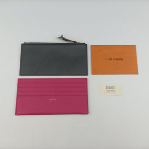 Secondhand Louis Vuitton Pochette Felice Noir×Pink Epi M64579 shoulderbag | stylenewstar