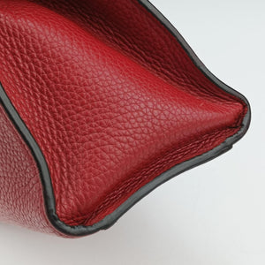 Pre-owned Gucci GG Marmont Red Leather 442622 shoulderbag | stylenewstar
