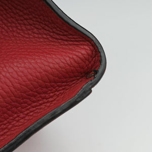 Pre-owned Gucci GG Marmont Red Leather 442622 shoulderbag | stylenewstar