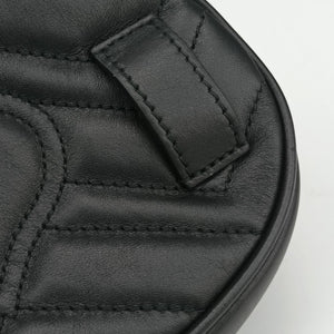 Vintage Gucci GG Marmont Black Leather 476434 clutchbag | stylenewstar