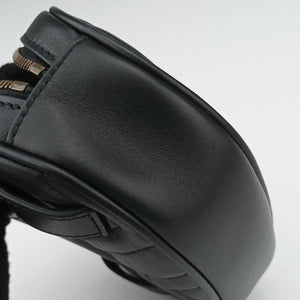 Vintage Gucci GG Marmont Black Leather 476434 clutchbag | stylenewstar