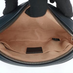 Vintage Gucci GG Marmont Black Leather 476434 clutchbag | stylenewstar