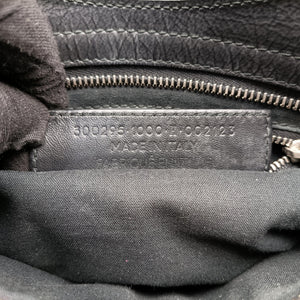 Pre-owned Balenciaga Classic City Mini Black lambskin shoulderbag | stylenewstar