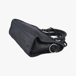 Pre-owned Balenciaga Classic City Mini Black lambskin shoulderbag | stylenewstar