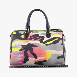 Pre-owned Christian Dior Camouflage Print Bowler Multicolour canvas handbag | stylenewstar