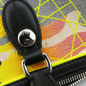 Pre-owned Christian Dior Camouflage Print Bowler Multicolour canvas handbag | stylenewstar