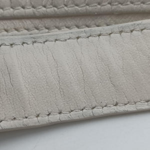 Pre-owned Christian Dior Cannage Dior Soft Shopping White lambskin handbag | stylenewstar