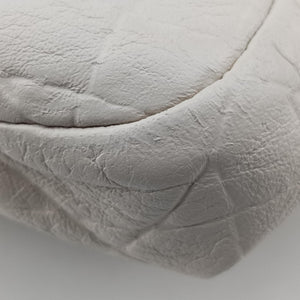 Pre-owned Christian Dior Cannage Dior Soft Shopping White lambskin handbag | stylenewstar