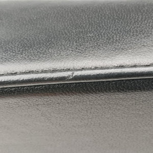Secondhand Chanel Matelasse Black Lambskin × Cotton shoulderbag | stylenewstar