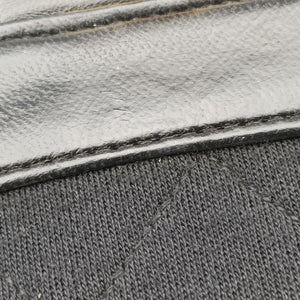 Secondhand Chanel Matelasse Black Lambskin × Cotton shoulderbag | stylenewstar