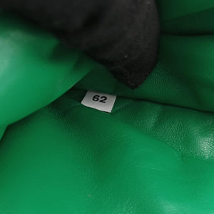 Pre-owned Prada triangle mini Green Leather 1NR015 shoulderbag | stylenewstar