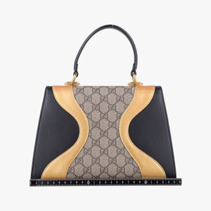 Secondhand Gucci Osiride GG Supreme beige×black×Multicolour PVC coated canvas×Leather 497996 shoulderbag | stylenewstar