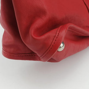 Vintage Chanel Natural Beauty Tote Shopper Red Leather A48860 shoulderbag | stylenewstar