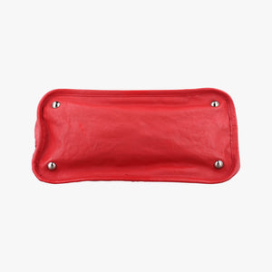 Vintage Chanel Natural Beauty Tote Shopper Red Leather A48860 shoulderbag | stylenewstar