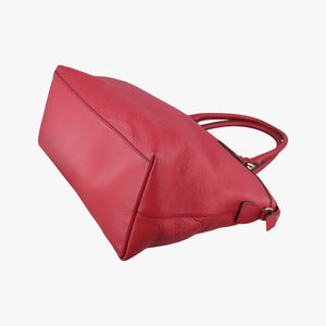 Vintage Gucci Dome Large GG Charm Red Leather 449660 handbag | stylenewstar