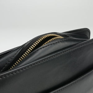 Secondhand Fendi Monster Camera case Black Leather 7VA428 shoulderbag | stylenewstar