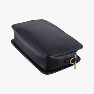 Secondhand Fendi Monster Camera case Black Leather 7VA428 shoulderbag | stylenewstar