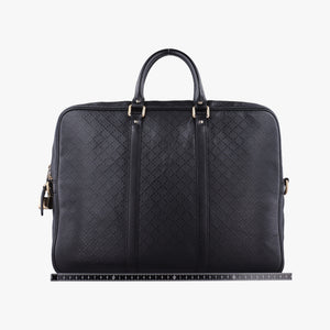 Pre-owned Gucci Diamante Black Leather 208463 handbag | stylenewstar