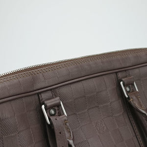Pre-owned Louis Vuitton Porte-Document Voyage Acajou Damier Infini M30635 handbag | stylenewstar