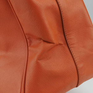 Pre-owned Prada Galleria Orange SAFFIANO Leather BN1844 handbag | stylenewstar