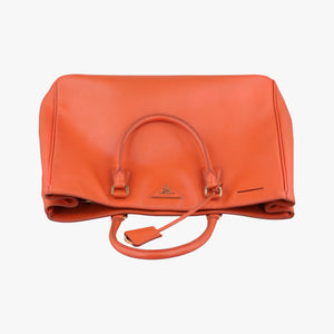 Pre-owned Prada Galleria Orange SAFFIANO Leather BN1844 handbag | stylenewstar