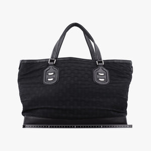 Pre-owned Gucci GG Neoprene Techno Tag Black fabric × Leather 241102 handbag | stylenewstar