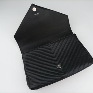 Secondhand Yves Saint Laurent COLLEGE Black Leather 392738 shoulderbag | stylenewstar