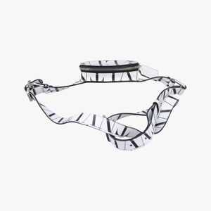Secondhand Valentino VLTN Logo White x Black Leather bum bag/waist bag | stylenewstar