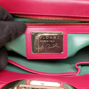 Pre-owned Bvlgari Isabella Rossellini Red Leather shoulderbag | stylenewstar