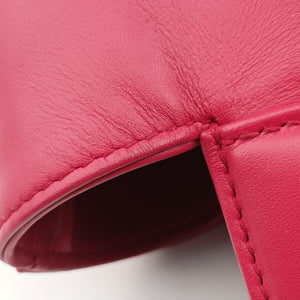 Pre-owned Bvlgari Isabella Rossellini Red Leather shoulderbag | stylenewstar