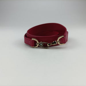 Pre-owned Bvlgari Isabella Rossellini Red Leather shoulderbag | stylenewstar